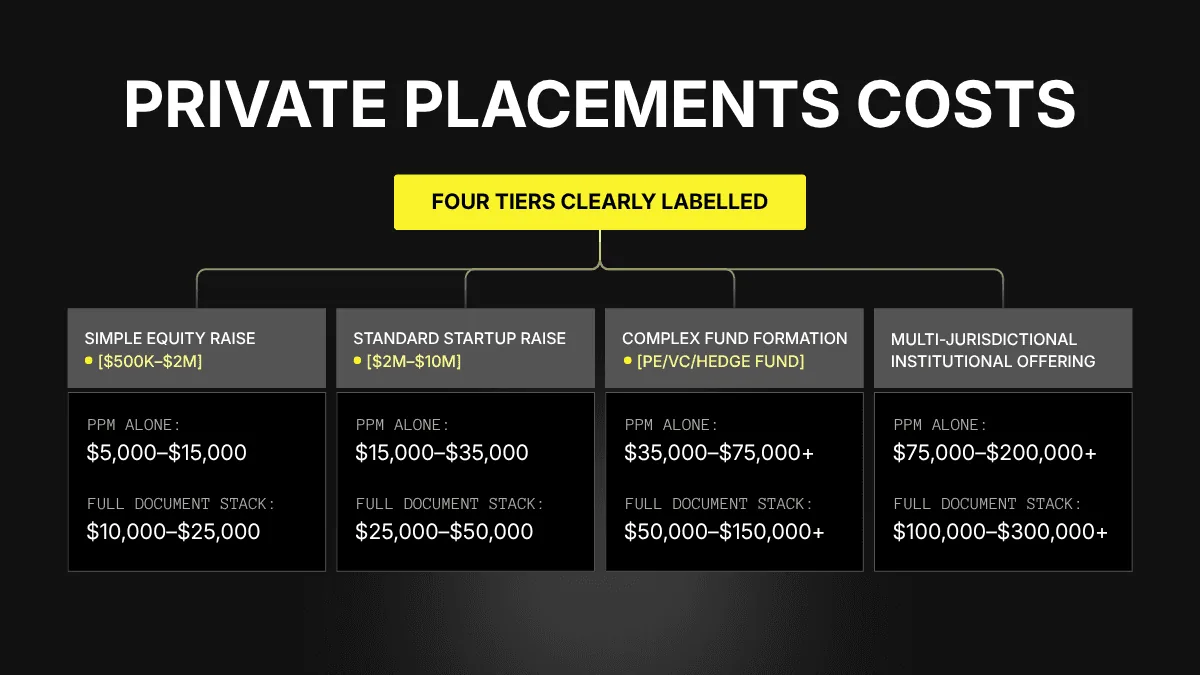 Private placement costs