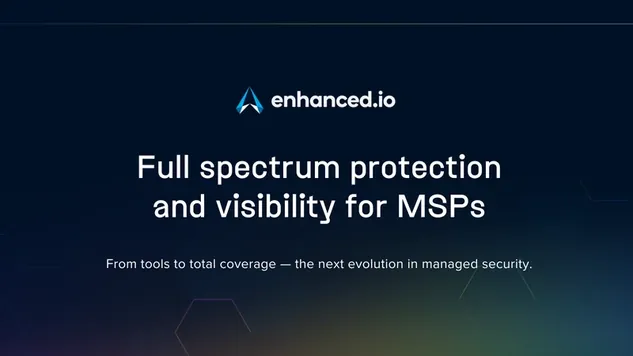 enhanced.io pitch deck cover slide by spectup, AI, $1.3M raise